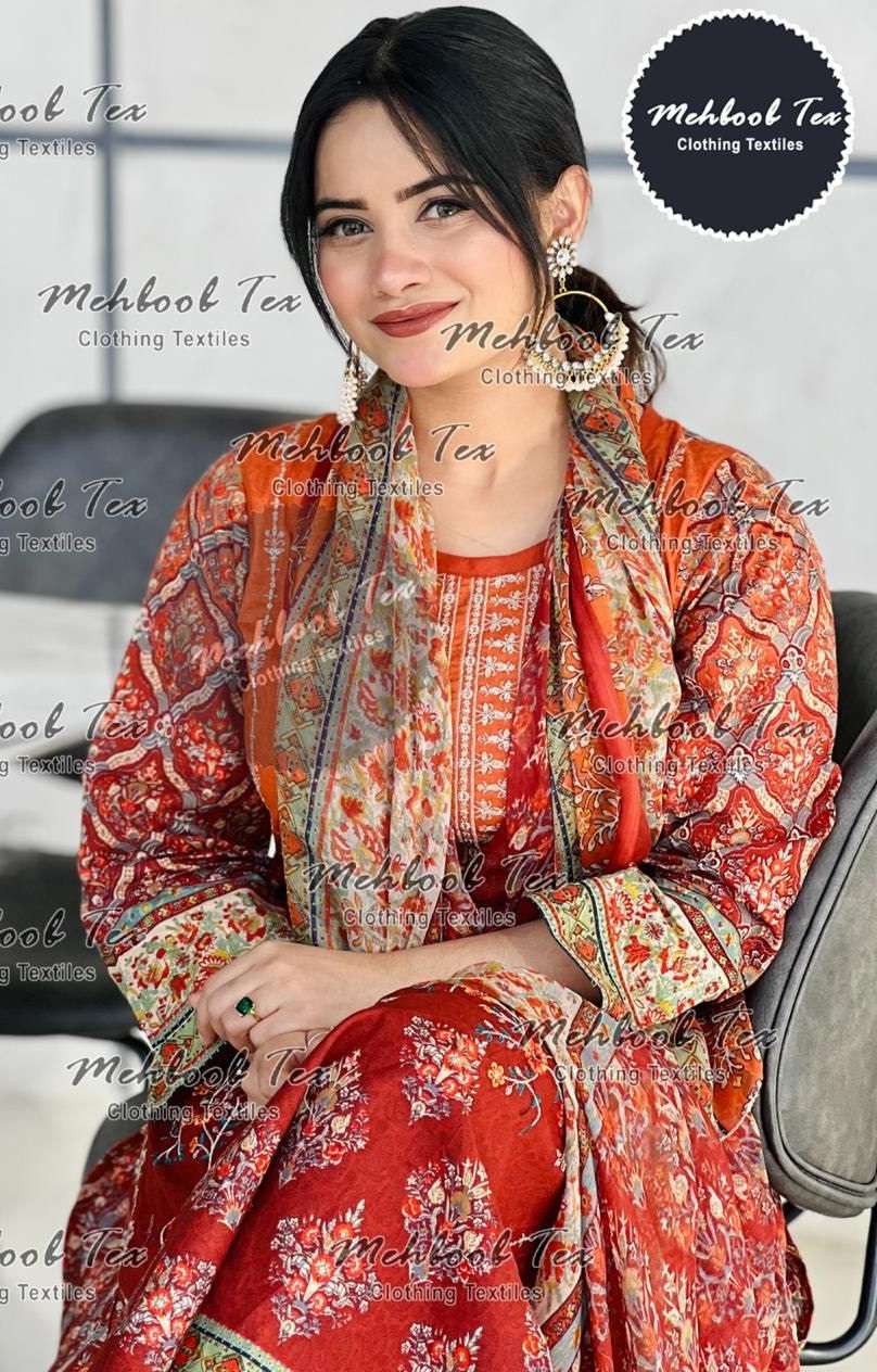 CHEVRON LUXURY LAWN VOL-6 by  Mehbbob Tex 